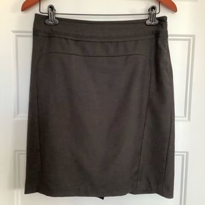 Brown pencil skirt from The Limited.